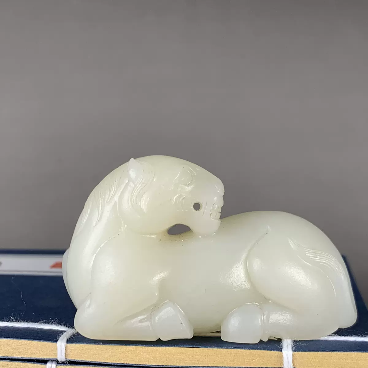 SoMaさん專用 中国玉制古玉神獣 和田玉 白玉 SoMaさん專用 中国玉制古玉神獣 和田玉 白玉 古玉白玉 唐代和田