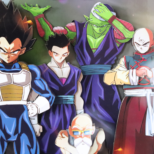 ドラゴンボール孫悟空3Dコラージュ絵画 - 日本アニメ装飾