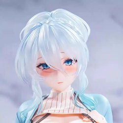 Snow Maiden of the Widow Anime, Deep Winter, Yukino Sitting, Icy Beautiful Girl Figure, Two-Dimensional Sexy Ornament, Japan