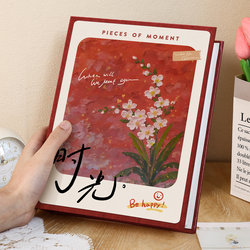 Leather Photo Album, Large Capacity Commemorative Album, 5inch 6inch Children's Growth Photo Album, Polaroid Photo Book, Storage Photo Album