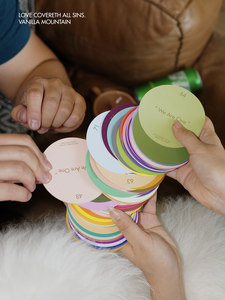 
VM Vanilla Mountain I want to know you Love couple game card original design board game party ice breaking team building friends