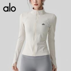 Aio Autumn and Winter Yoga Jacket Quick-Drying Top Yoga Clothing Sports Outdoor Running Cycling Pilates Fitness Clothing