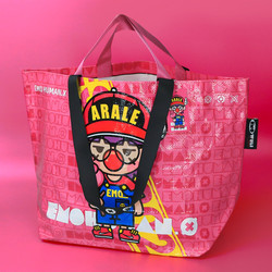 New Japanese and Korean Woven Bags, Large-Capacity Yoga Bags, Shopping Bags, Waterproof Swimming and Bathing Clothes Storage Bags, Fashionable Handbags