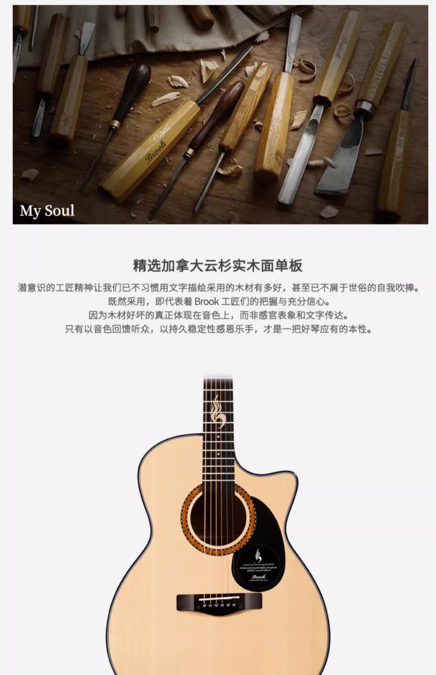 Brook V12 Folk Guitar - Beginner Spruce & Walnut Acoustic Guitar