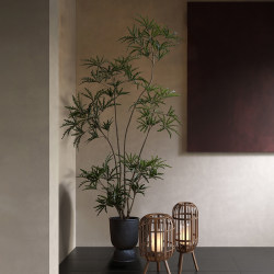 Simulated Green Plants Indoor Peacock Tree Artificial Plant Landscape Fake Tree High-End Wabi-Sabi Floor-Standing Potted Decorative Ornaments