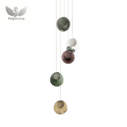 Canadian Bocci28 Chandelier Living Room Dining Room Lamp Designer Style Creative Villa Open Space Duplex Staircase Chandelier