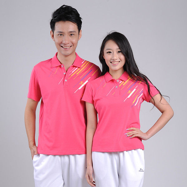 Jinguan sports short sleeved t shirt yellow polo shirt men s and women