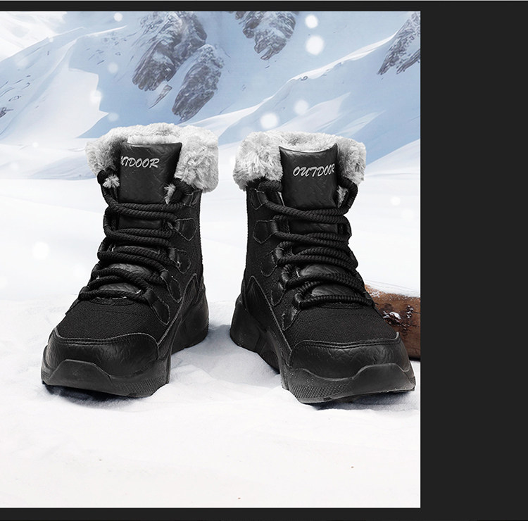 Disegno Di Stivali Da Neve Da Colorare Per Bambini - Foto 3