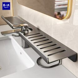 Countertop Faucet Storage Rack Bathroom Toilet Washbasin Wall-Mounted Punch-Free Sink Storage Rack