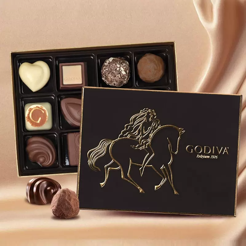 临期 Godiva 歌帝梵 双享经典巧克力礼盒12颗装 150g 88VIP会员折后￥142.1包邮 赠品牌礼袋