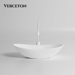 Yuanbao Art Countertop Washbasin Single Basin Bathroom Sink Balcony Ceramic Integrated Basin Treasure Basin Face Wash Basin