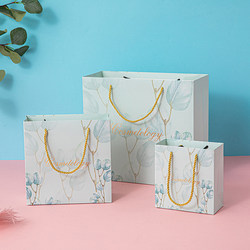 ins High-End Gift Bags, Holiday Gifts, Clothing, Cosmetics, Bags, Handbags, White Cardboard Gift Bags, Small Empty Boxes