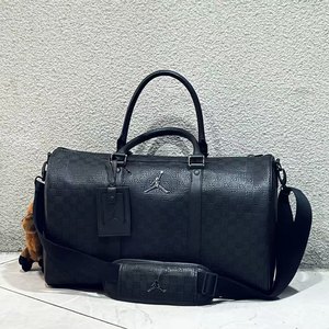 NIKE/Nike Jordan Monogram new casual sports bulging luggage bag for men and women HV2856