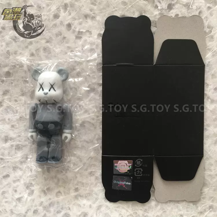 BEARBRICK CASSETTE PLAYA 透明2010 100% BE@RBRICK 積木熊-Taobao