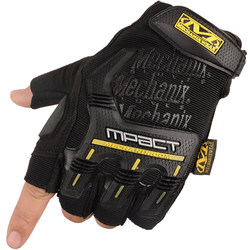 Half-Finger Gloves for Men, Outdoor Tactical Military Training, with Padding, Shock-Absorbing, Non-Slip, for Sports, Cycling, Mountain Biking, Fingerless