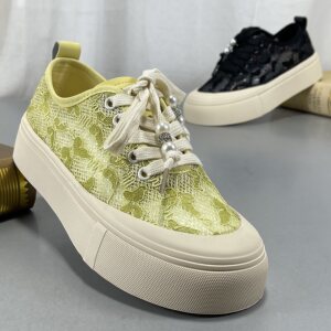 
Breathable mesh fisherman's shoes women's genuine leather 2026 spring and summer versatile mesh women's shoes sneakers new white shoes canvas shoes