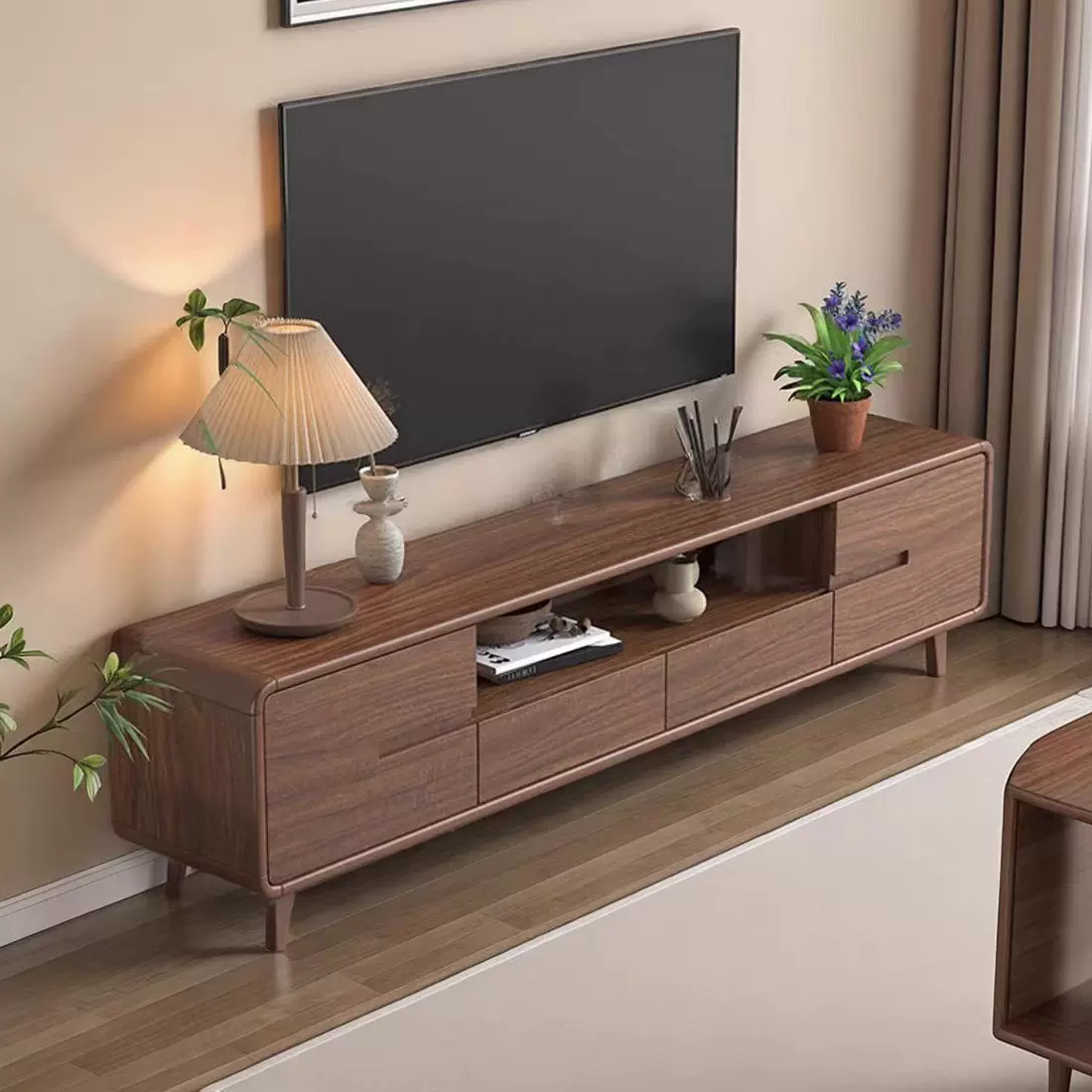 ke-tivi-treo-tuong-go-tu-nhien-ket-hop-tu-da-nang