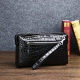 Сумка с петлей на руку, вместительная и большая маленькая сумка клатч, Таиланд, крокодил, из натуральной кожи