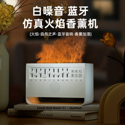 Flame Aromatherapy Humidifier White Noise Sleep Aid Raindrop Sound Bluetooth Speaker Audio Best Friend's Birthday Gift for Girls