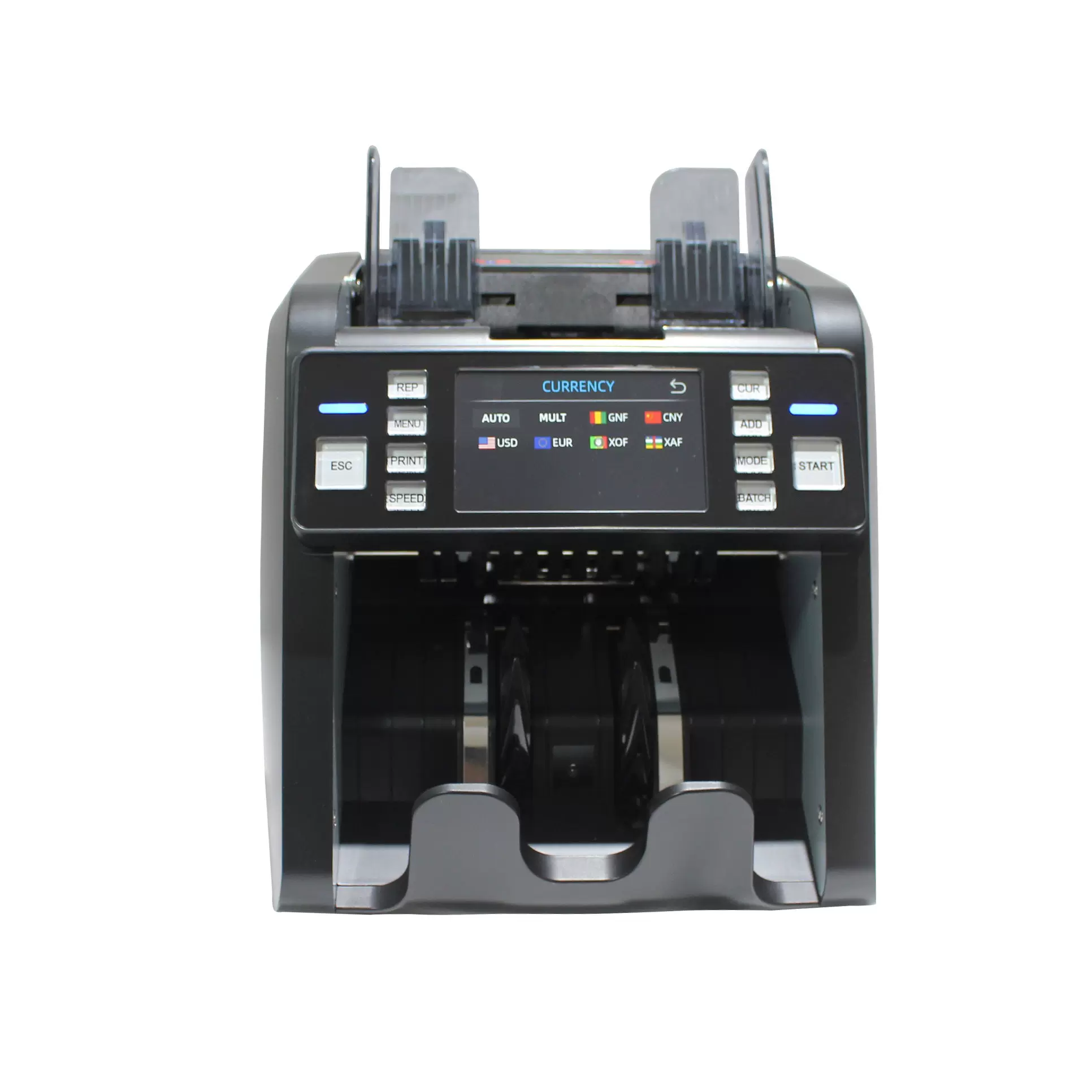 鑫玮9300A多种货币点钞机刚果几内亚美元新加坡合算金额验