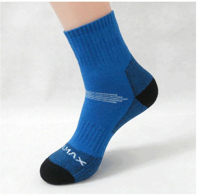 Thickened warm sports socks women's sweat-absorbing outdoor socks men's ...