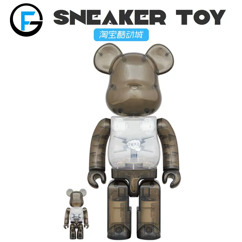 BE@RBRICK Bearbrick THE RAMPAGE 積木熊模型100%+400%-Taobao