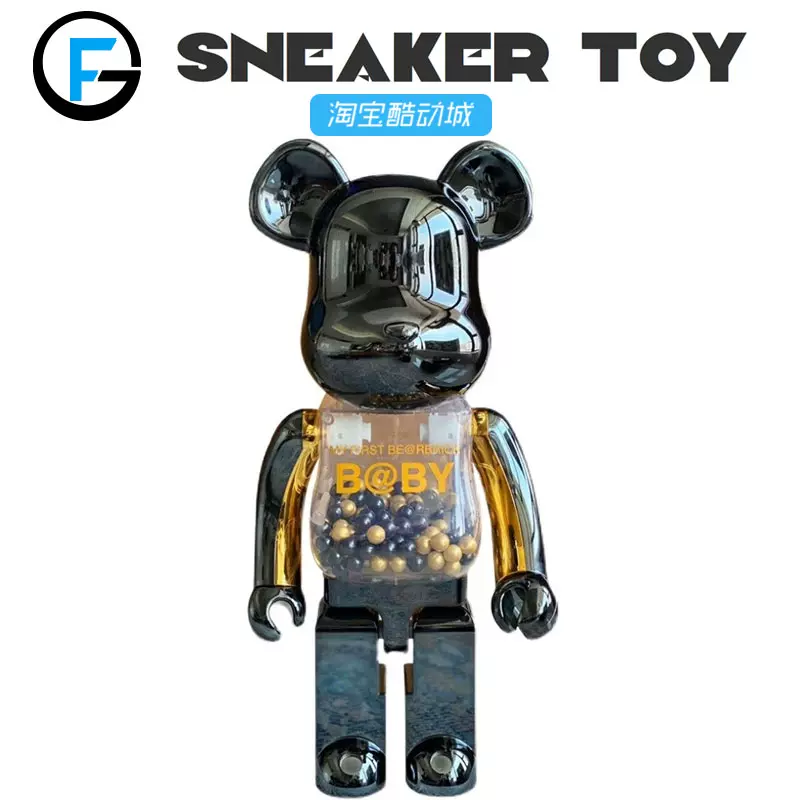 Bearbrick MY FIRST B@BY Innersect 2019 黑金千秋100%+400%-Taobao