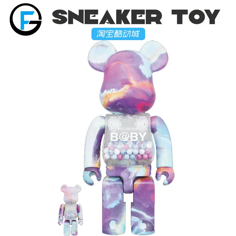 Bearbrick MY FIRSTB@BY MARBLE星云大理石千秋400%|1000%-Taobao