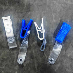 Aircraft Buckle Work Badge Clip Metal-Free All-Plastic Id Card Hanging Clip Badge Badge Hanging Clip Tag Clip