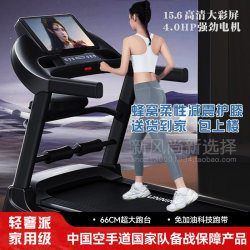 High-End Climbing Music Treadmill for Home Use, Medium to Large Size, for Exercise, Weight Loss, Walking, Electric, Indoor Gym Use
