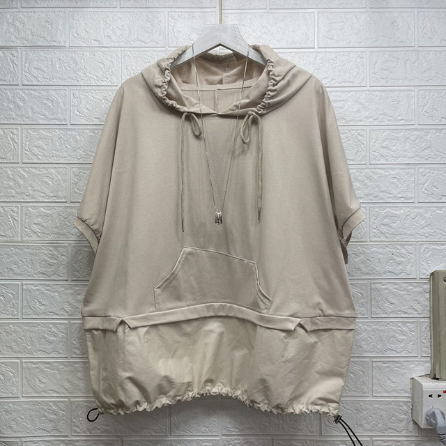Women's headdress thin spring summer new loose top T-shirt real silk striped pullover tide