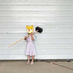 Wooden Hammer, Extra-Large Wooden Mallet, Children's Day Stage Performance Props, Funny Props, Toys, Simulated Farm Tools