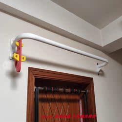 Thickened Horizontal Bar Home Indoor Wall Pull-Up Device Punched Kidsren's Single Bar Ring Home Fitness Equipment
