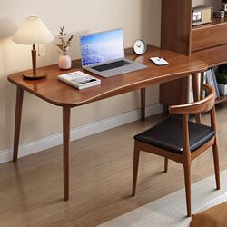 Simple Modern Economical Single-Person Computer Desk, All-Solid Wood Study Desk for Middle School Students, Simple Home Writing Desk