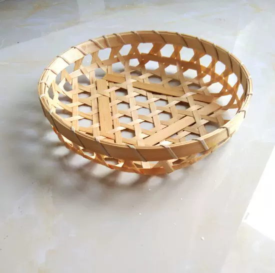 六角竹篮竹篮子简易竹篮Bamboo basket 100个起订-Taobao