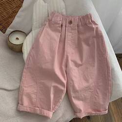 Girls' Pants, Summer Thin Style, 2026 New Model, Children's Summer Loose Anti-Mosquito Pants, Trendy Casual Pants for Young Children