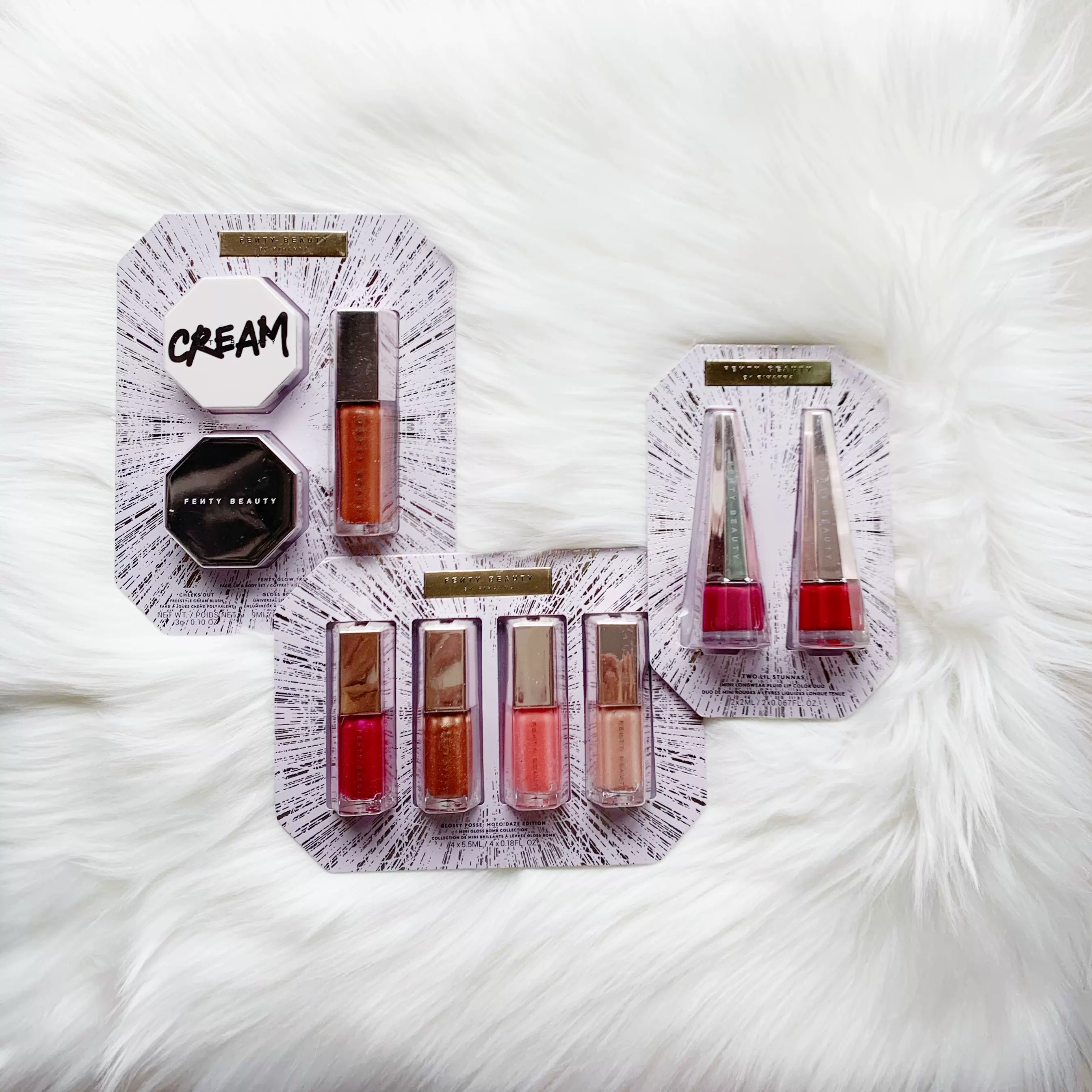 Fenty Beauty蕾哈娜唇蜜腮红fenty glow哑光唇釉Unmatched