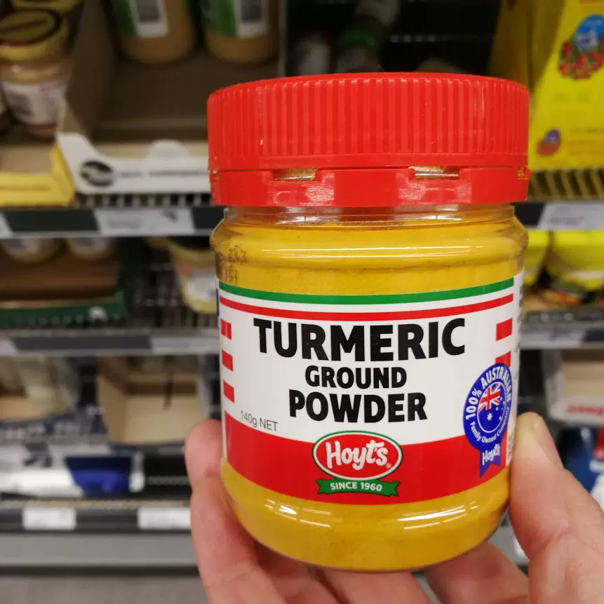 澳洲天然姜黄粉Hoyts姜黄粉140g 冲饮黄金奶调料澳洲进口调味品