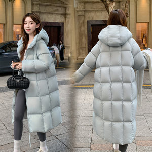 
Super nice autumn and winter new style puff turtle back thickened cotton jacket large size loose down cotton coat women's cloud over-the-knee cotton coat