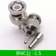 Đầu nối nam BNC Đầu nối dây nam Q9 JW-1.5-3-5-7 bộ năm chiếc không hàn giếng trời mở 50 ohm Jack cắm - Đầu nối