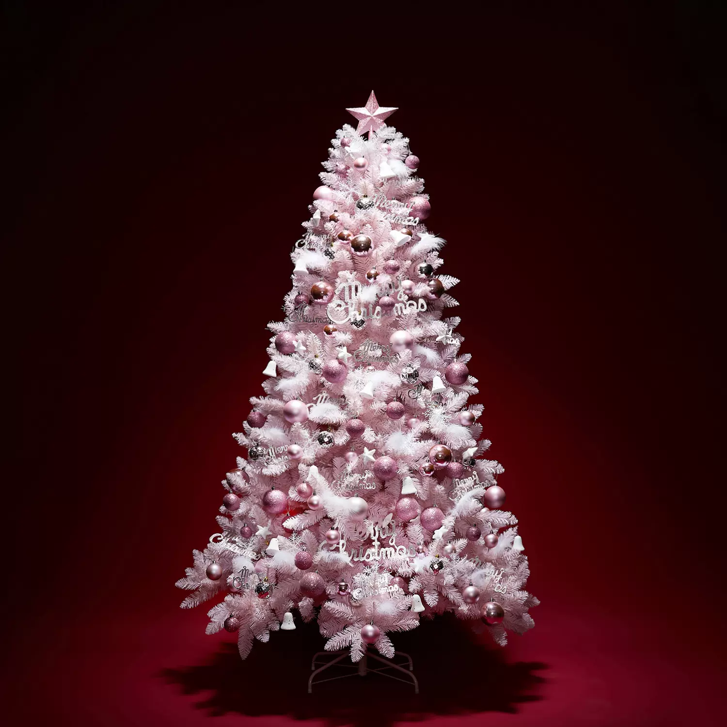 老丈人圣诞树1.5m家用圣诞节装饰品礼物直播粉色ins风圣诞树套餐-Taobao
