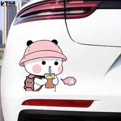 Bear Sticker for Car Rear Scratch Cover, Car Sticker for Front Bumper Scratch Cover, Body Scratch Cover