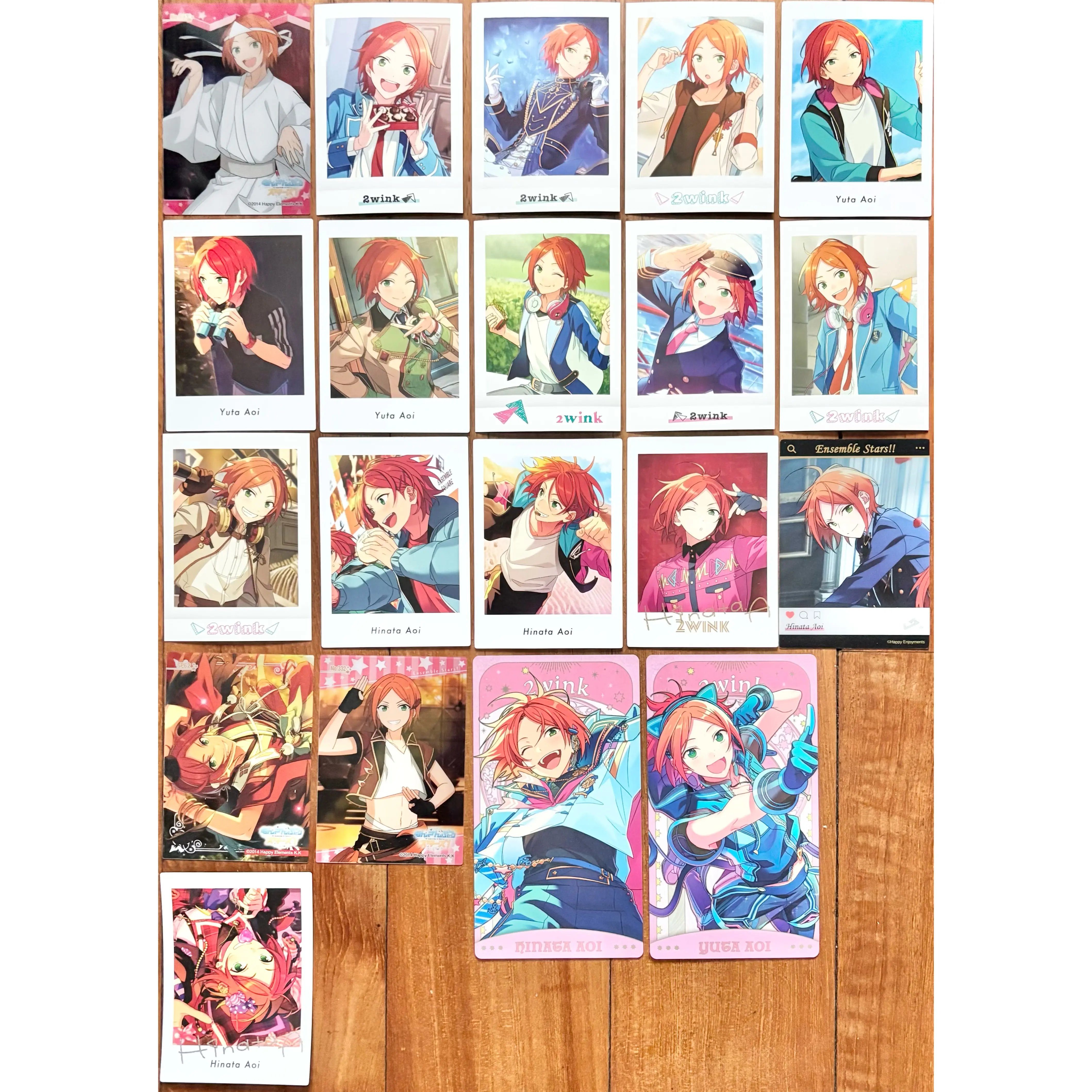 偶像梦幻祭2wink 拍立得v4v5v8新v4花后笑门来福葵日向葵裕太