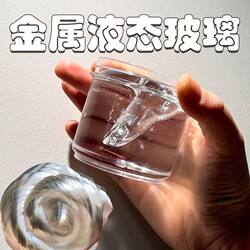 Safe and Non-Toxic Liquid Glass Stress Relief Toy, Non-Newtonian Fluid with Metallic Texture Glass Slime