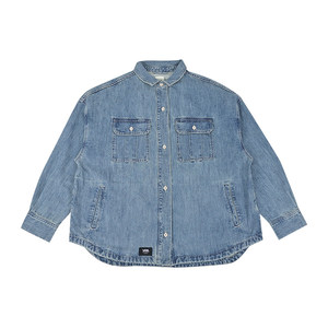 
VANS Vans new women's fashion versatile denim jacket sports casual long-sleeved shirt VN000QP3FAI