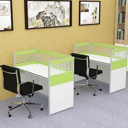 Shenzhen Single-Person Small Card Holder Workstation Desk Office Card Slot Telephone Desk Simple Modern Screen Desk Sales
