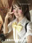 [Giả giả nhà] Cô gái năng động Thần số phận Momozono Nanao Một phần da đầu màu nâu Cosplay Bộ tóc giả 