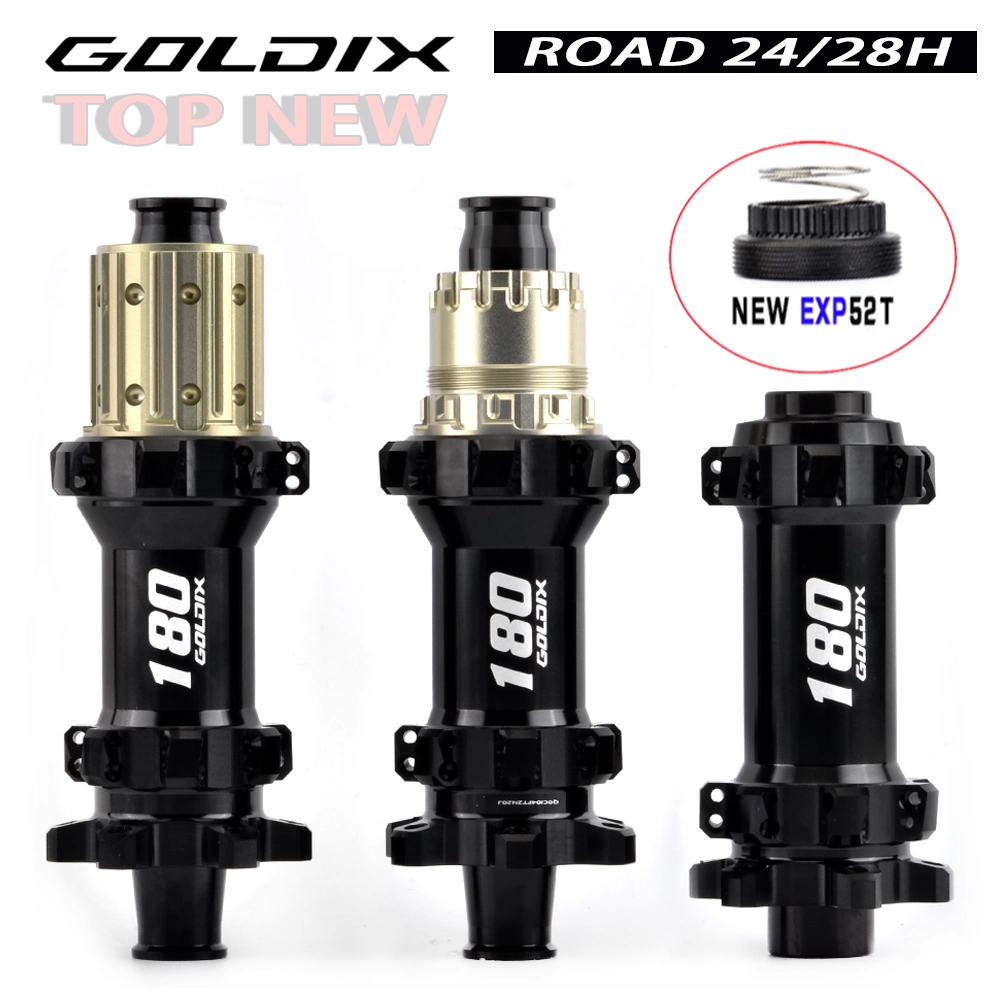 *flower.*専用 18年振り軌道 GOLDIX R180公路砾石车花鼓24/28H棘轮52T直拉六钉轮毂自行车