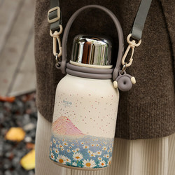 Insulated Water Kettle, Large-Capacity Insulated Cup, High-Looking, Exquisite and High-End Tea-Making Stainless Steel Student Water Cup