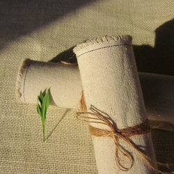 2 # Linen Fabric Zakka Style Korean Japanese Natural Thick Cotton Linen Gray White DIY Handmade Fabric Clearance Half-Meter Price